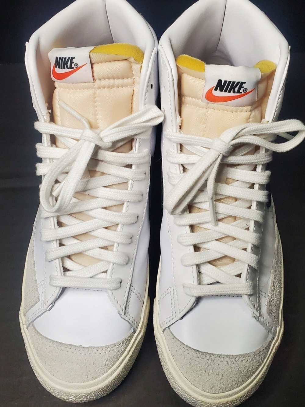 Nike Blazer Mid White High-Top Sneakers Womans 9